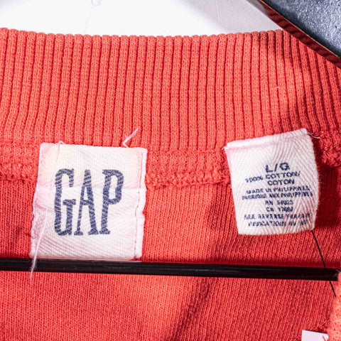 GAP Heavyweight Sun Faded Coral Oversized Sweatshirt