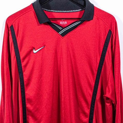 Nike Swoosh Template Long Sleeve Soccer Jersey Blokecore