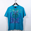 Miami Ink Tattoo Skull Neon Print T-Shirt