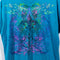 Miami Ink Tattoo Skull Neon Print T-Shirt
