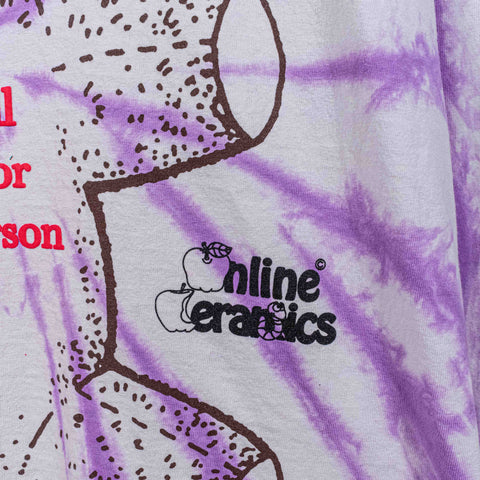 Online Ceramics Bear Look In The Mirror Long Sleeve T-Shirt Tie Dye