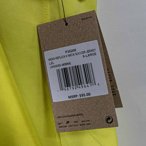 Washington DC Spirit NIKE Away Yellow Replica Jersey NWSL 2024