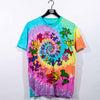 Grateful Dead Spiral Dancing Bears Liquid Blue T-Shirt