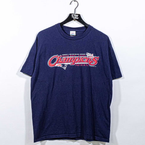 New England Patriots Super Bowl XXXVI NFL Champions T-Shirt 2002