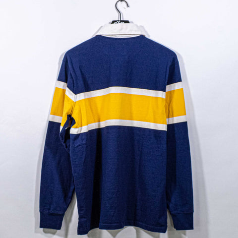 Lands' End Striped Long Sleeve Rugby Shirt