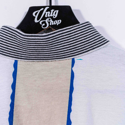 Le Coq Sportif Abstract Print Polo Shirt