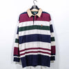Chaps Ralph Lauren Color Block Long Sleeve Polo Shirt