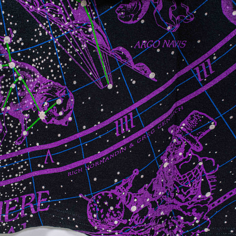 Walt Disney World Liquid Blue Constellations Zodiac All Over Print T-Shirt