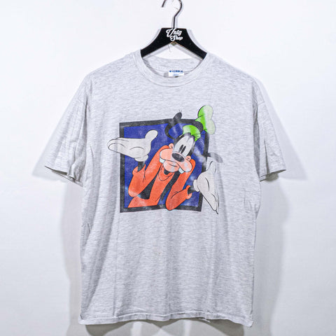 Goofy Square Disney T-Shirt Distressed