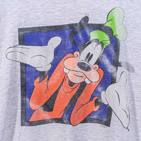 Goofy Square Disney T-Shirt Distressed