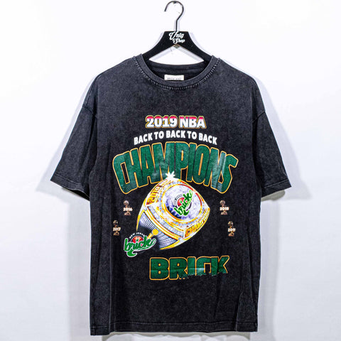 Brickland Back 2 Back Basketball Champions T-Shirt