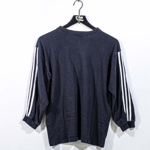 Adidas Three Stripe Logo Longsleeve T-Shirt Sun Faded