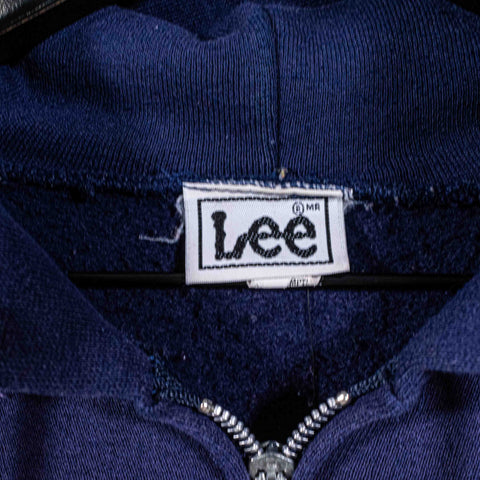 LEE Blank Zip Hoodie Sweatshirt Made in USA