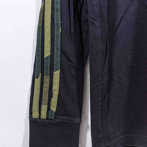 Adidas Trefoil Logo Camo Three Stripe Long Sleeve T-Shirt