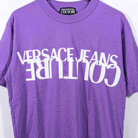 Versace Jeans Couture Upside Down Spell Out T-Shirt
