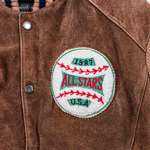All Star Baseball Suede Knit Varsity Jacket