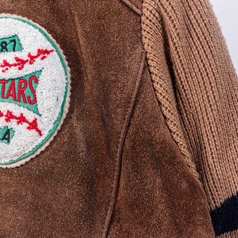 All Star Baseball Suede Knit Varsity Jacket