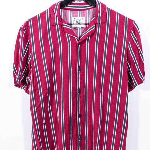 Pull & Bear Short Sleeve Button Shirt