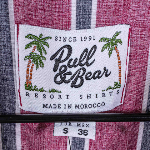 Pull & Bear Short Sleeve Button Shirt