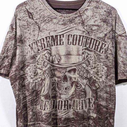 Xtreme Couture Dead or Alive Skull AOP T-Shirt