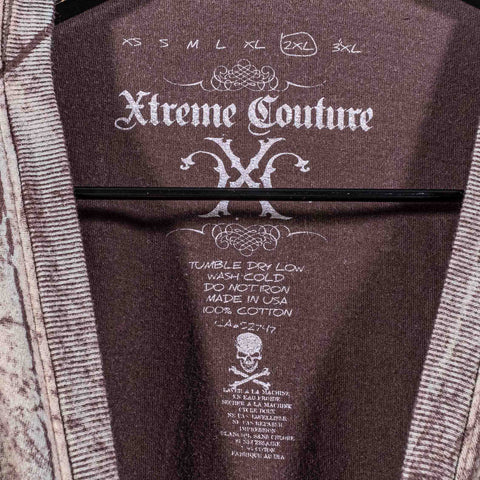 Xtreme Couture Dead or Alive Skull AOP T-Shirt