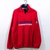 Nautica Competition Spell Out 1/4 Zip Fleece Pullover