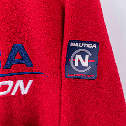 Nautica Competition Spell Out 1/4 Zip Fleece Pullover