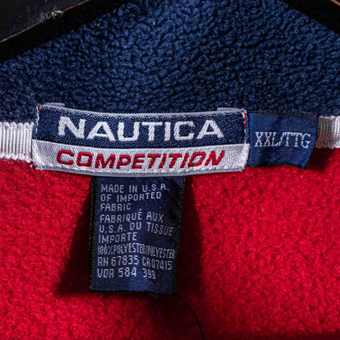 Nautica Competition Spell Out 1/4 Zip Fleece Pullover