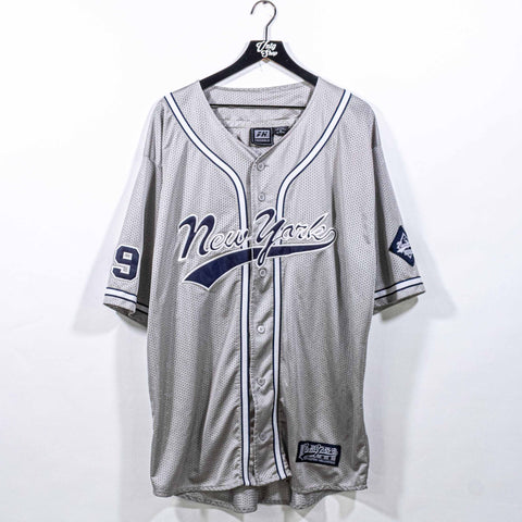 New York Mesh Baseball Jersey Hip Hop Streetwear
