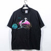 Florida Flamingo Nature Art T-Shirt Distressed