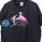 Florida Flamingo Nature Art T-Shirt Distressed