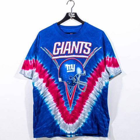 New York Giants NFL Majestic Tie Dye AOP T-Shirt