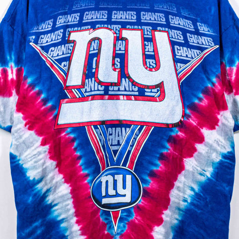 New York Giants NFL Majestic Tie Dye AOP T-Shirt