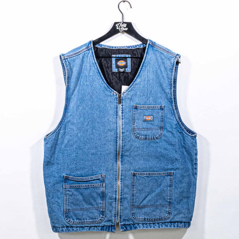 Dickies Workwear Denim Zip Work Vest