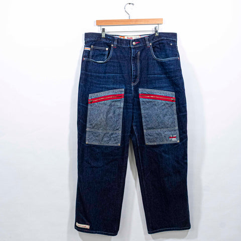 Varcity Clothing Patchwork Baggy Jeans Hip Hop