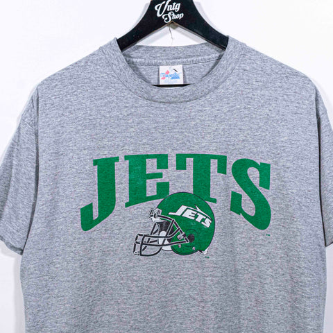 New York Jets NFL Football T-Shirt Spell Out Majestic