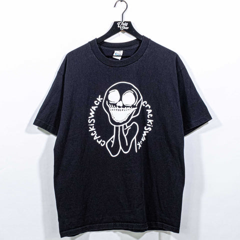 Crack Is Wack Skeleton Logo T-Shirt