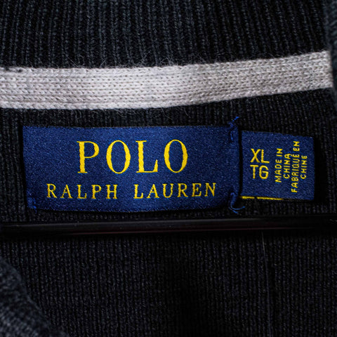 Polo Ralph Lauren Varsity Script Knit 1/4 Zip Pullover Sweater