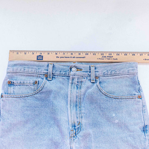 Levis 505 Jean Shorts Jorts Sun Faded