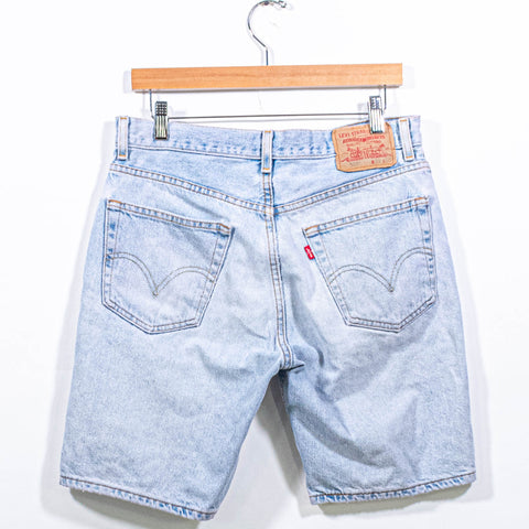 Levis 505 Jean Shorts Jorts Sun Faded