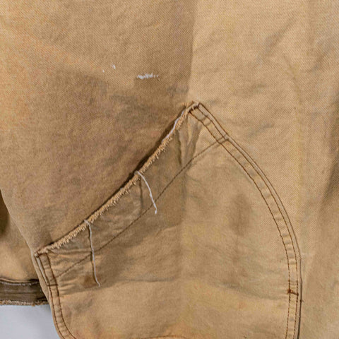 LL Bean Chore Barn Jacket Coat Distressed Sun Faded