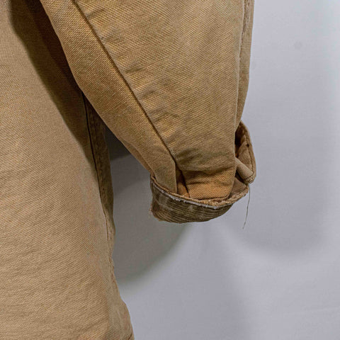 LL Bean Chore Barn Jacket Coat Distressed Sun Faded