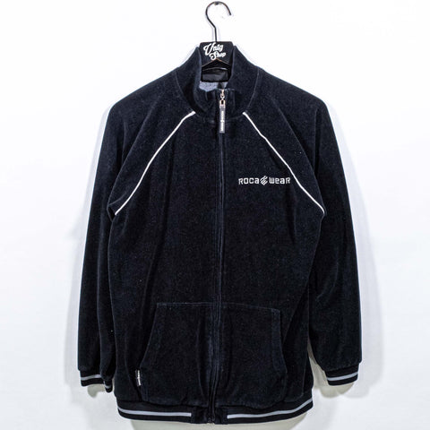 Rocawear Logo Velour Zip Track Jacket