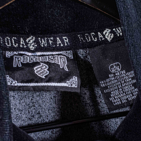 Rocawear Logo Velour Zip Track Jacket