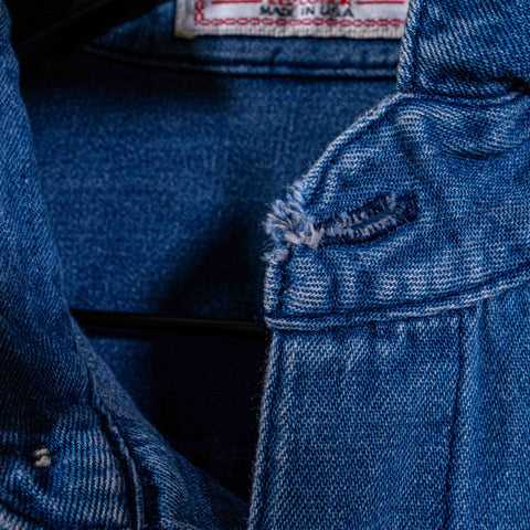 Guess Jeans Spell Out Denim Work Shirt