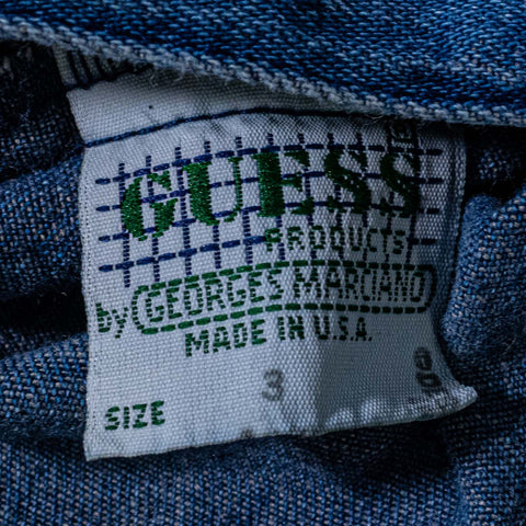 Guess Jeans Spell Out Denim Work Shirt