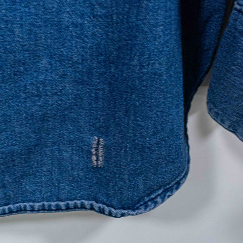 Guess Jeans Spell Out Denim Work Shirt