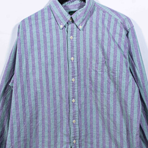J Crew Oarsman Striped Oxford Button Down Shirt