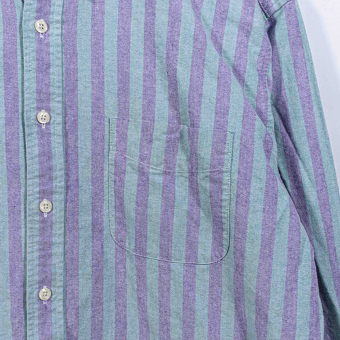 J Crew Oarsman Striped Oxford Button Down Shirt