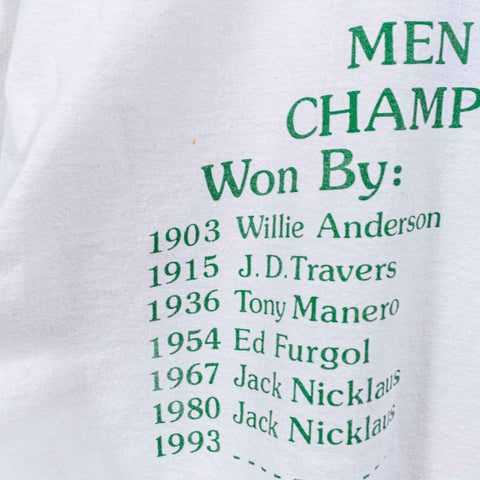 US Open Golf Baltusrol Winners 1993 T-Shirt